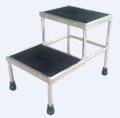 Double Step Up Stool - Stainless Steel